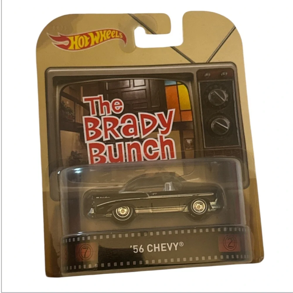 1956‎ Chevy The Brady Bunch Hot Wheels 2015 Retro Series 1/Die Cast Vehicle